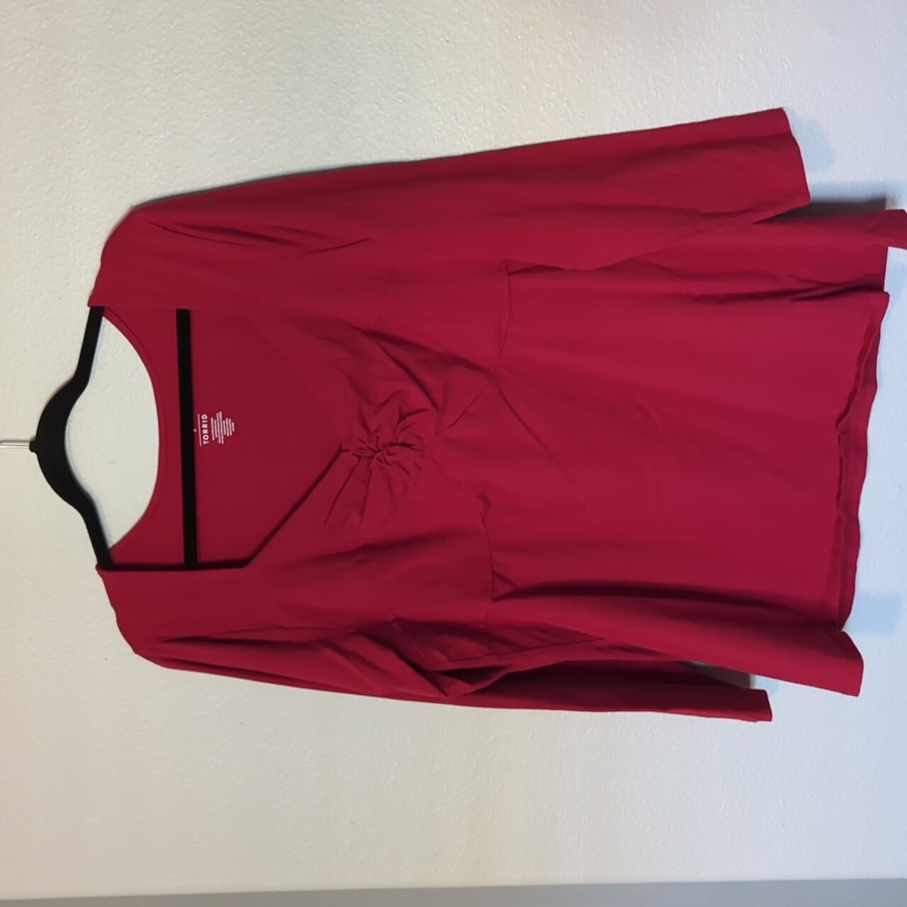 Red sweet heart top